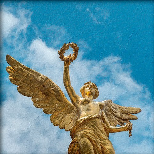 Pintura de la escultura de la independencia de mexico