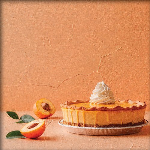Tarta de albaricoque naranja