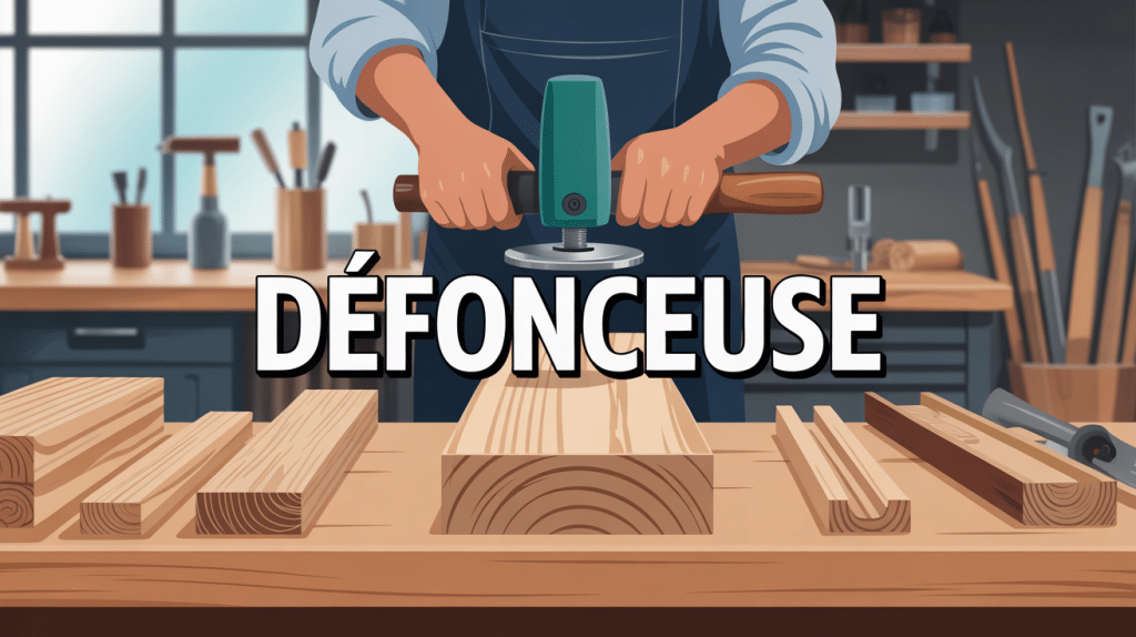 a quoi sert une défonceuse en action sur bois