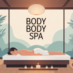 scène immerse de body body spa, bien-être et détente