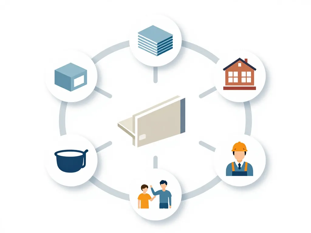 facteurs clés variation prix placo et rail