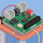 montage l293d avec moteurs et arduino en illustration