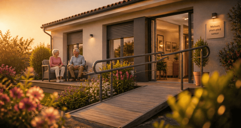 logement social maison plain pied senior à louer terrasse jardin
