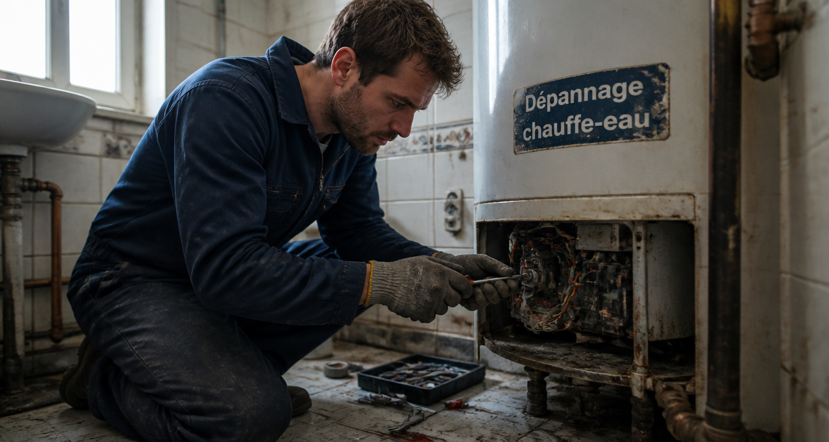chauffe eau depannage par plombier
