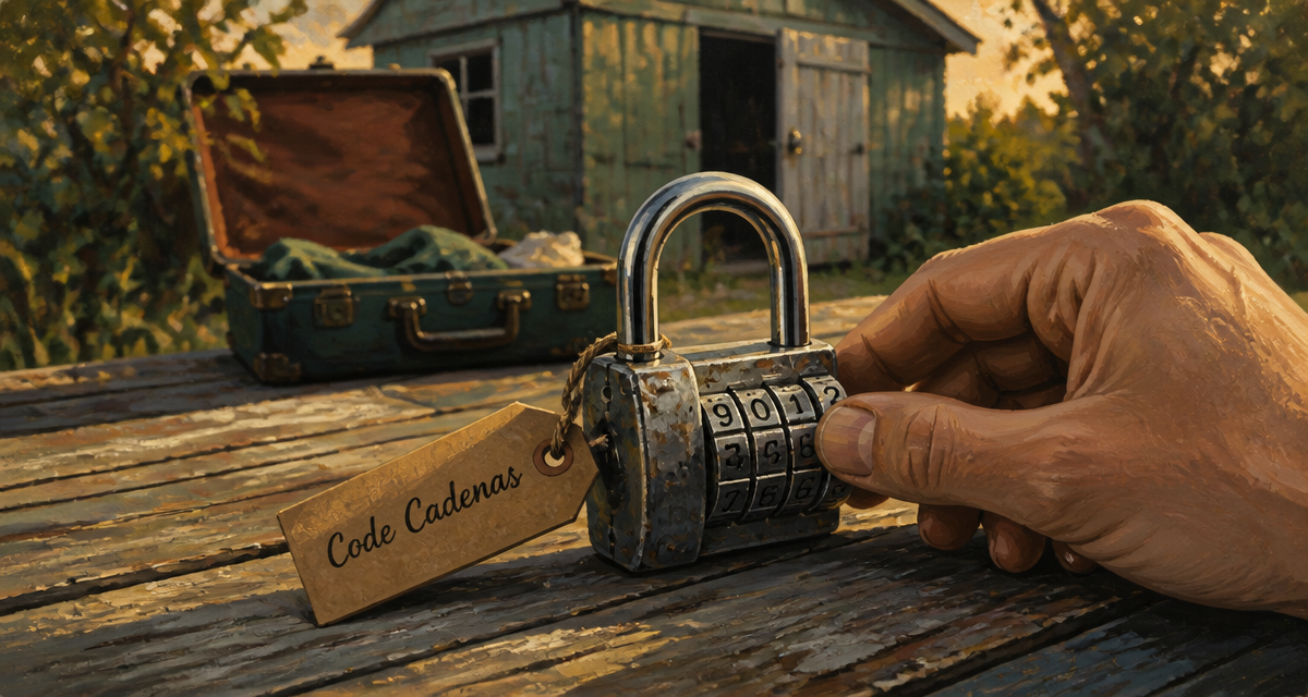 code cadenas combinaison main tourne molette