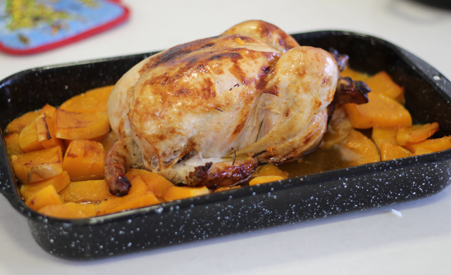 עוף שלם בתנור עם דלורית