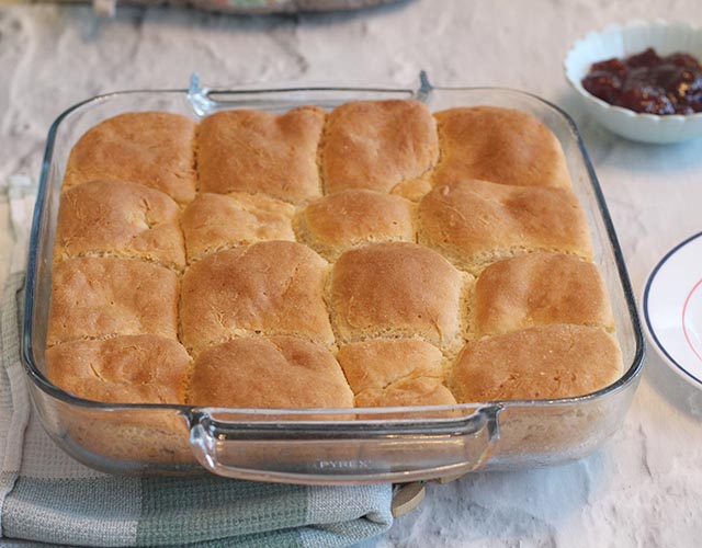 לחמניות אחרי אפיה