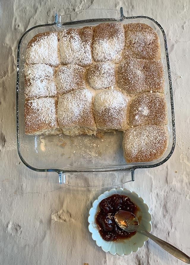 לחמניות אפויות ללא גלוטן במילוי ריבה