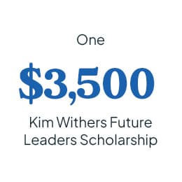 Scholarship opportunity for students pursuing higher education.