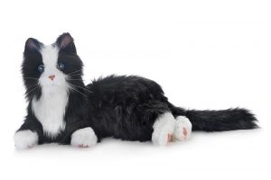 Roboterkatze - schwarzweiss