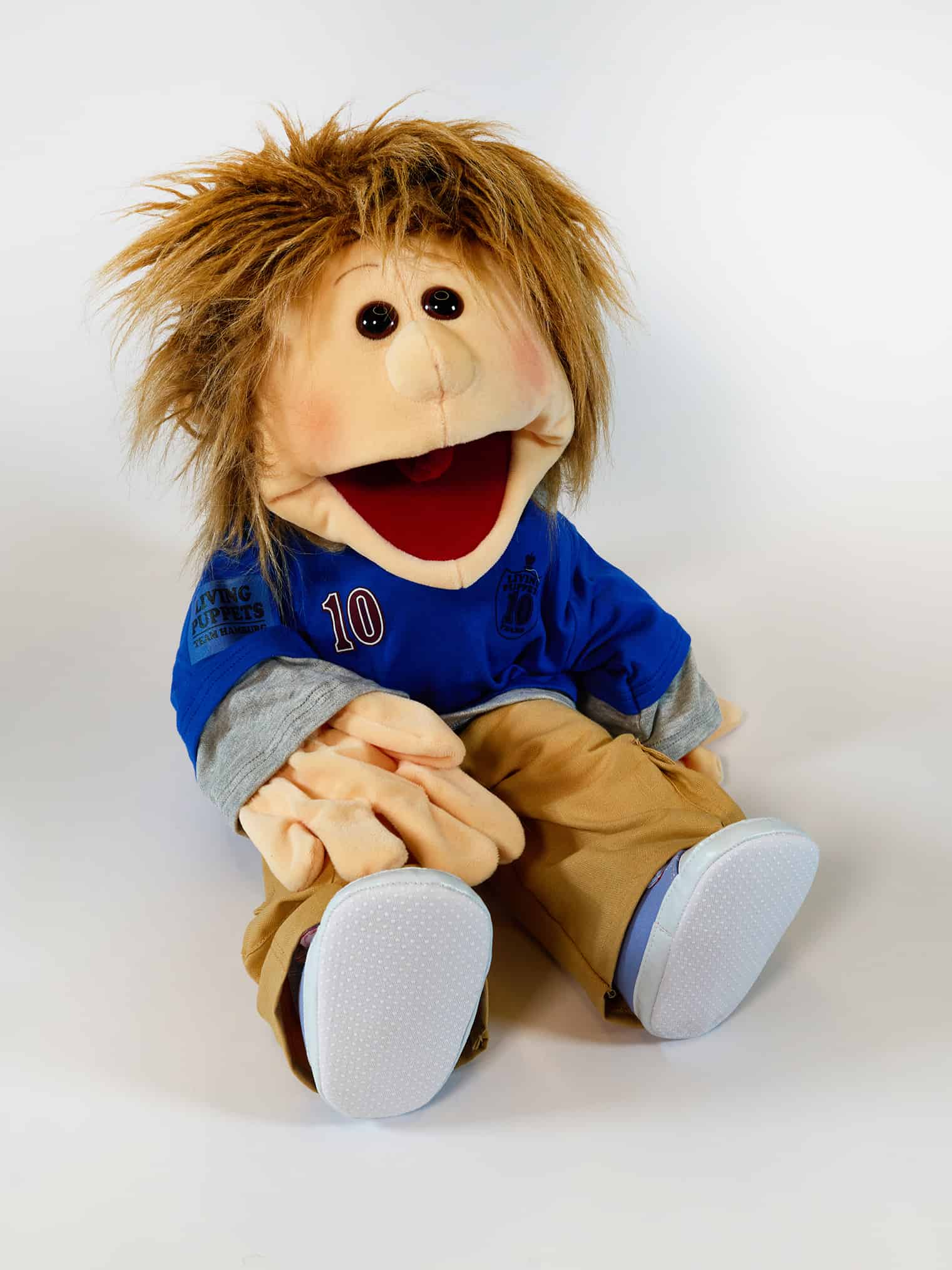 Bespielbare Handpuppe Erik