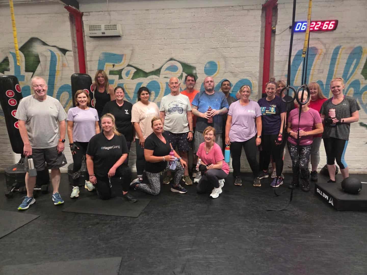 Fitness results without the intimidation Happy clients at Macclesfield’s #1 group PT gym