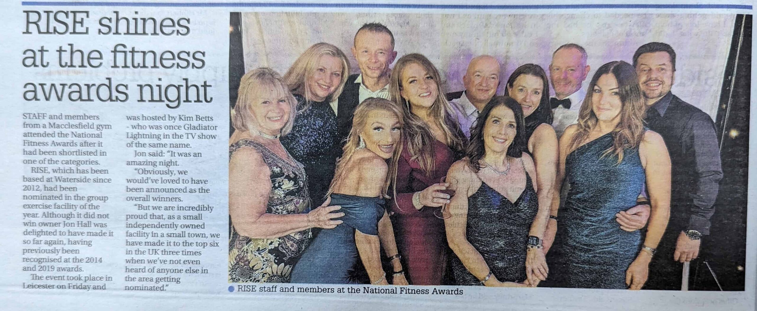 National Fitness Awards and local 5-star reviews Award-winning Macclesfield group personal training gym