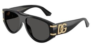 Stylish black designer sunglasses with gold accents from MySpec Optometrist Haymarket.