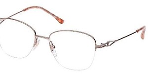Stylish metal eyeglasses with clear lenses for optimal vision correction.