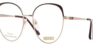 Seiko titanium eyeglasses with a stylish frame for optimal comfort and durability.