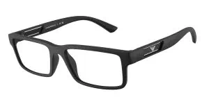 Eyeglasses with black frame for clear vision and style.