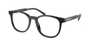 Black eyeglasses with stylish frame for vision correction and eye care in Haymarket, Sydney.
