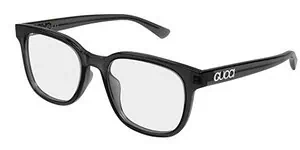 Black eyeglasses with clear lenses for vision correction, stylish and comfortable for everyday wear.