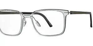 Stylish clear eyeglasses with black accents, perfect for vision correction and fashion.