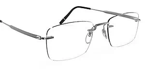 Stylish rimless eyeglasses for clear vision and modern style.