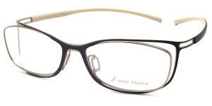 Black eyeglasses with sleek design for clear vision and style.