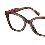 Eyeglasses with tortoiseshell frame for fashion and vision.