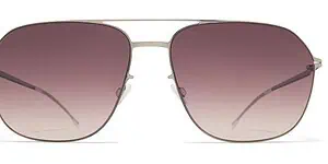 Stylish aviator sunglasses with gradient lenses.