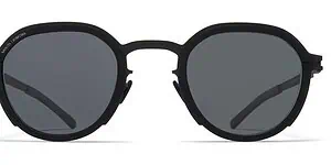Stylish black sunglasses with tinted lenses for UV protection.