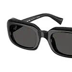 Stylish black Miu Miu sunglasses for eye protection and fashion.