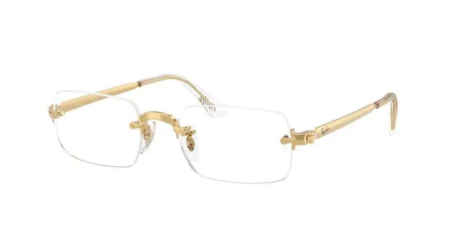 Stylish rimless glasses for vision correction at MySpec Haymarket.