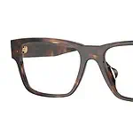 Stylish tortoiseshell eyeglasses for vision correction and fashion.