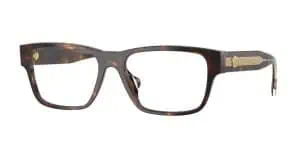 Stylish tortoiseshell eyeglasses for vision correction and fashion.