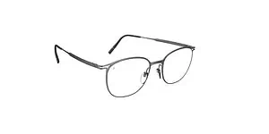 Stylish metal eyeglasses for vision correction and fashion.
