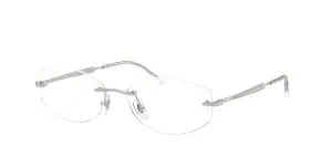 Modern rimless glasses for vision correction at MySpec Optometrist Haymarket.
