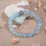 Aquamarine Bracelet in a Peaceful Setting – Communication and Clarity Energy