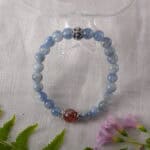 Kyanite Gemstone Bracelet in a Peaceful Setting – Clarity and Balance Energy