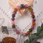 Tourmaline Charm Bracelet in a Peaceful Setting – Spiritual and Stylish