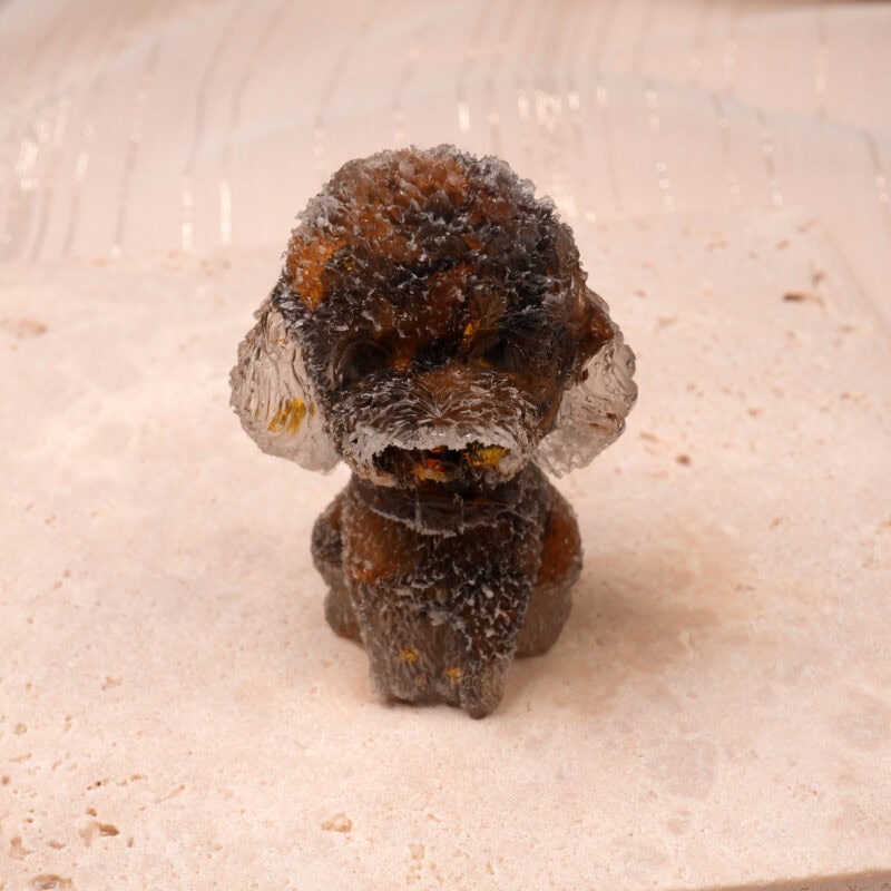 natural-resin-tiger-eye-dog-figurine-main.jpg" alt="Natural Resin Tiger Eye Dog Figurine displayed on a wooden surface, highlighting tiger eye accents and detailed carving