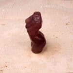 natural-strawberry-quartz-model-figurine-main.jpg" alt="Polished Natural Strawberry Quartz Model Figurine with soft pink and red hues, displayed on a light surface