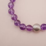 Close-up of Amethyst and Citrine Bracelet - Detail Image