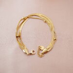 Light luxury multi-strand metal bracelet – main product image