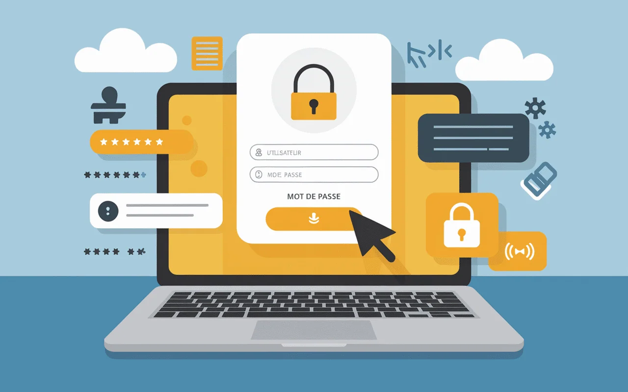 Page connexion messagerie bbox sur ordinateur portable