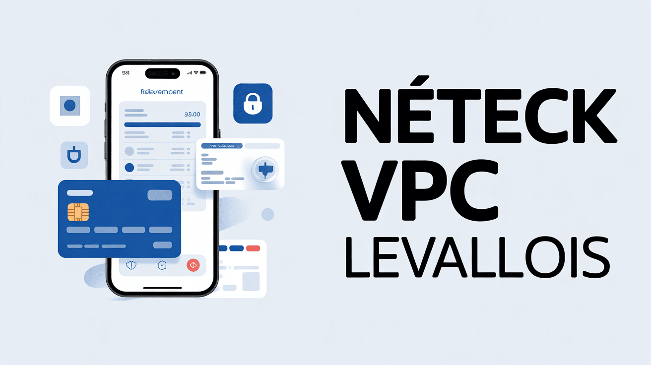 prise de vue du smartphone sur relevé Neteck VPC Levallois