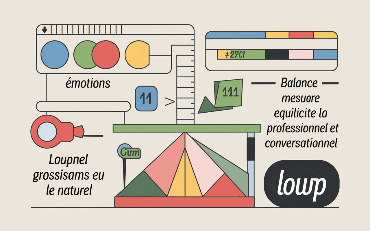 Tableau de bord outils pour humaniser un texte