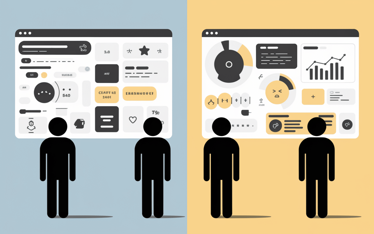 ui ux des expérience utilisateur contraste
