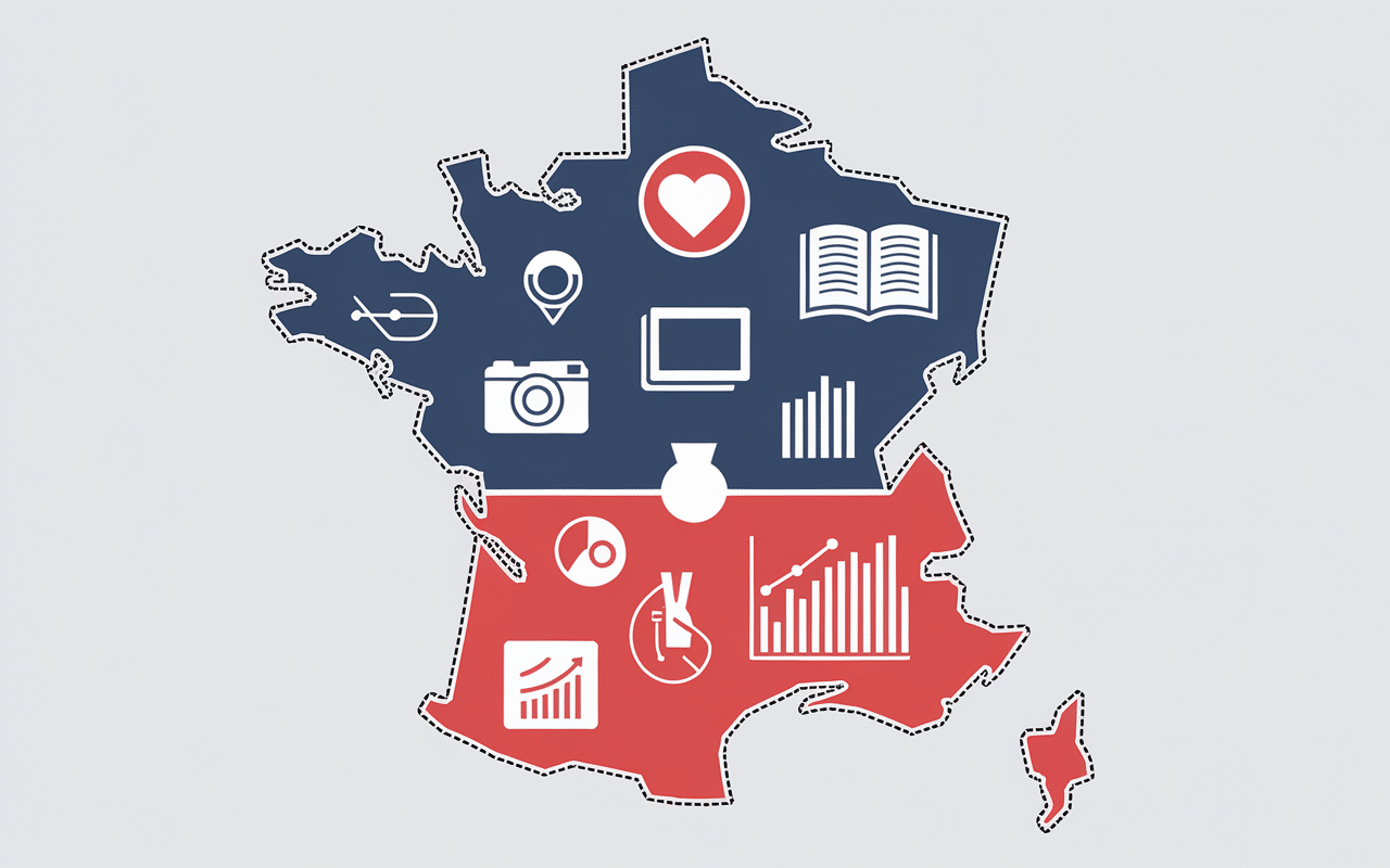 youtubeur en f carte France contenus