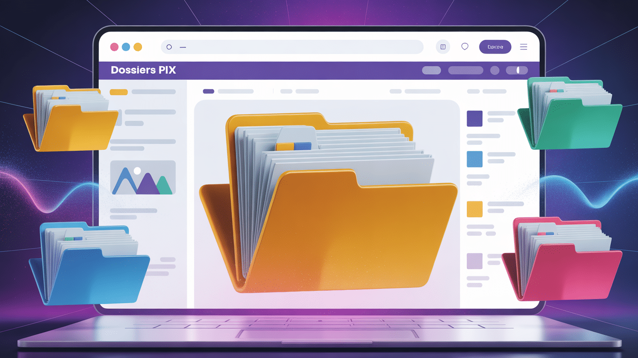 comment créer un dossier sur pix illustration organisation dossiers numeriques