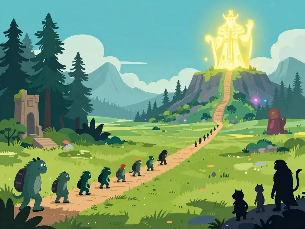 reborn as a monster 2: rise of the beast god paysage fantasy ascension beast god