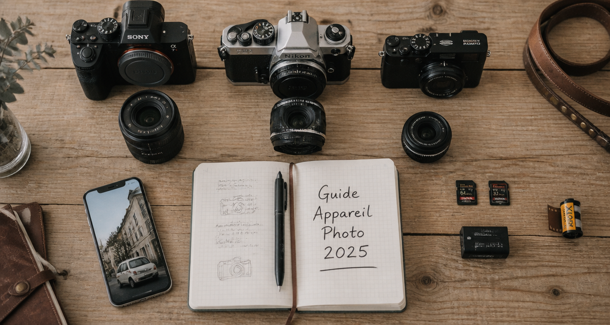 comparatif appareil photo hybride reflex compact 2025